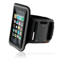 Black Breathable Adjustable Sport Arm Band Iphone Waterproof Bag , Lightweight